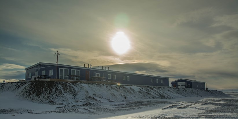 Weather exposure: Villum Research Station on Greenland is exposed to extreme weather.